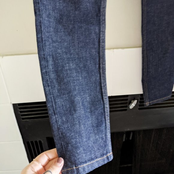 Everlane The Mid-Rise Skinny Jean Dark Indigo. EUC worn once - Picture 11 of 12